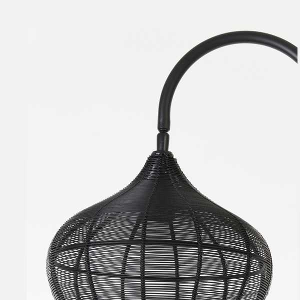 Vloerlamp ALVARO - Mat zwart