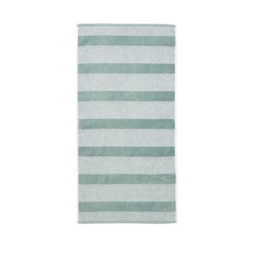 Sheer Stripe Handdoek Medium (50x100cm) - Groen