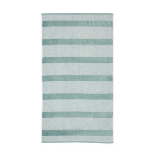 Sheer Stripe Handdoek Large (60x110cm) - Groen