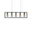Hanglamp 5-lichts Distesa - Zwart