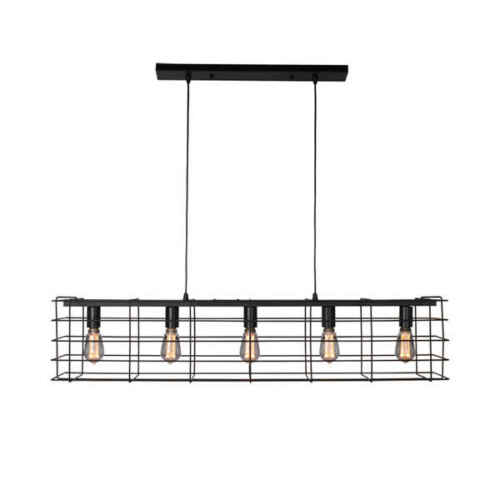 Hanglamp 5-lichts Squalo - Zwart