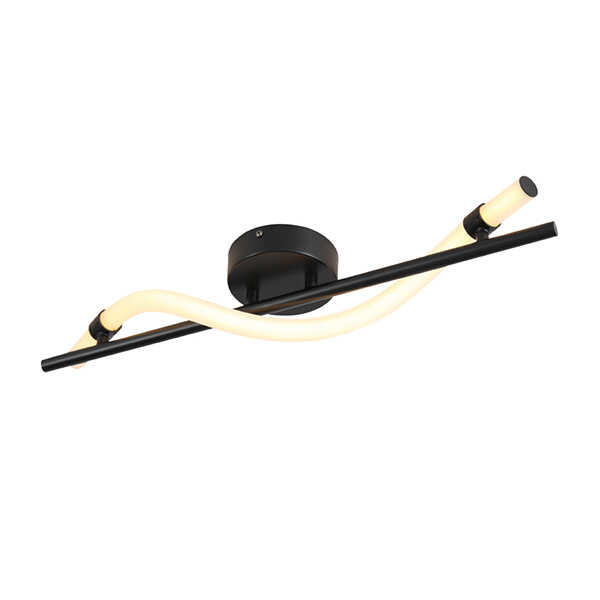 Plafondlamp Cobra LED 17W - Mat Zwart