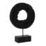 Ornament op voet XERRA 53cm - Hout Zwart