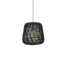 WOOOD Hanglamp Moza bamboe 36cm - Zwart
