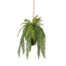 WOOOD Kunst hangplant Varen 58cm - Groen