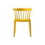 WOOOD Kunststof stoel Bliss - Oker geel