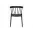 WOOOD Kunststof stoel Bliss - Zwart