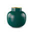 Pip Studio Vaas metaal rond 25cm - Donkergroen