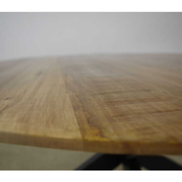 Eettafel rond Jeffrey met verjongd blad - 150cm