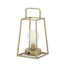 Tafellamp lantaarn LED + lamp FAUVE - Antiek Brons / Goud