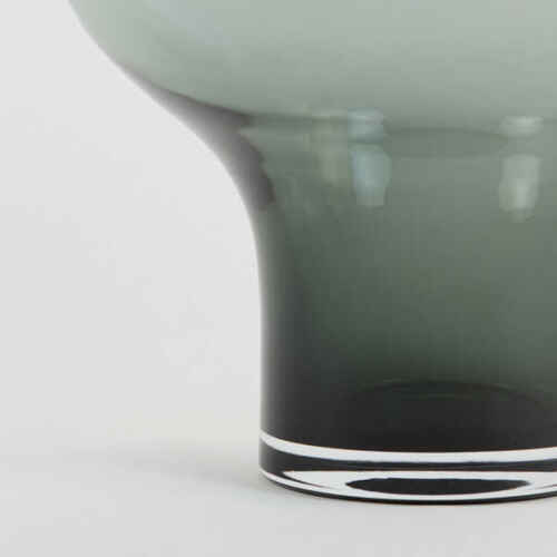 Vaas 25,5x47cm KEAN glas - Grijs