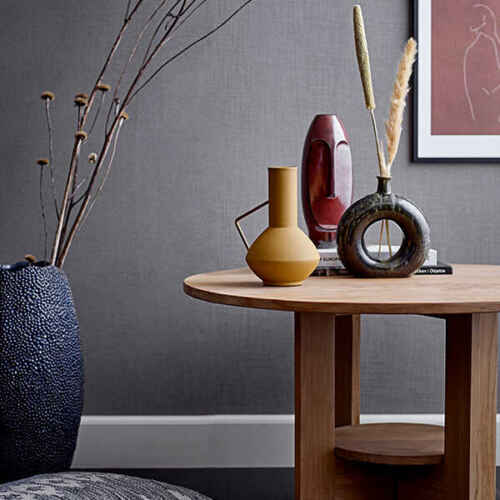 Bloomingville Vaas Irine metaal - Geel