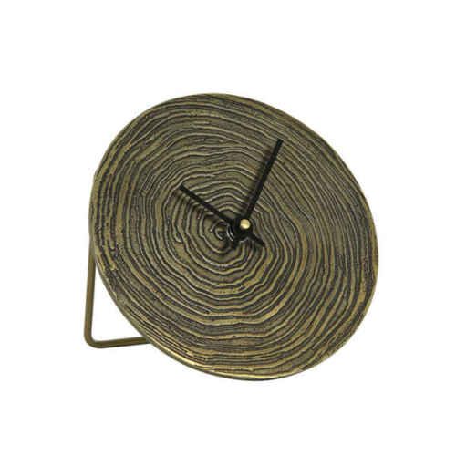 Klok ALOCIL 15cm Swirl - Antiek Brons