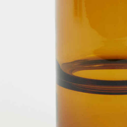 Theelicht 10x15cm PASCHA glas - Bruin