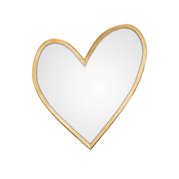 vtwonen Spiegel Heart 30cm - Goud