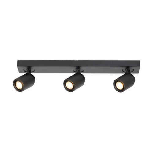 3-lichts Spot balk Razza - Zwart
