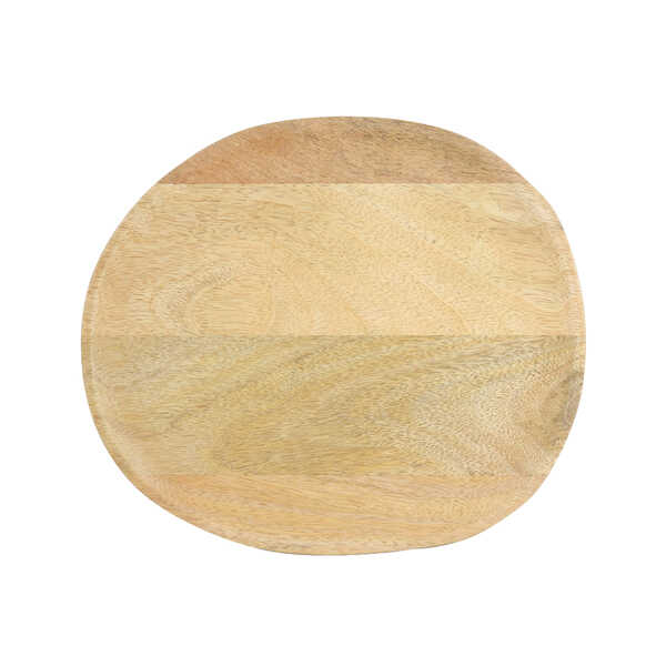 Schaal CADALSO 30x27cm Hout - Naturel OP=OP - Afbeelding 2