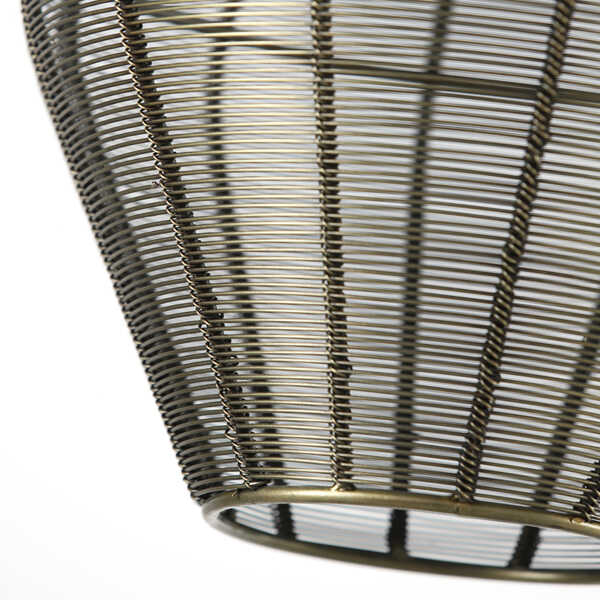 Vloerlamp ALVARO - Antiek Brons Mat Zwart - Afbeelding 3