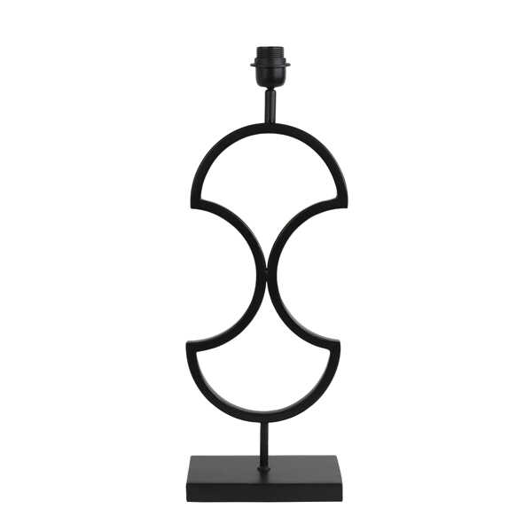 Lampvoet RIAVA 22X12,5X58cm - Mat Zwart