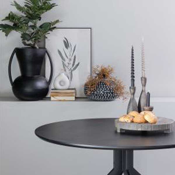 WOOOD Kandelaar Aiden 9cm Hout - Bruin OP=OP - Afbeelding 2