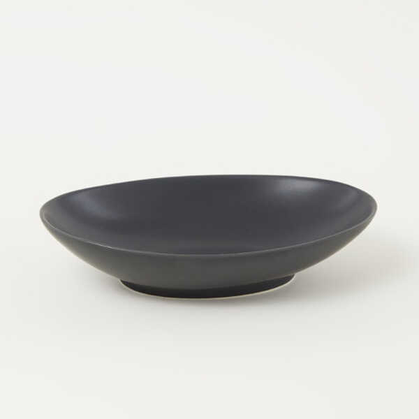 vtwonen Bord Ovaal Ø23cm - Zwart OP=OP - Afbeelding 2