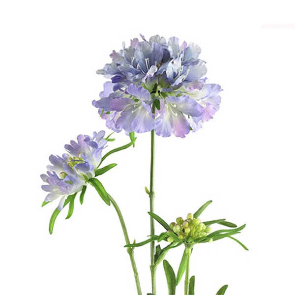 Kunsttak Scabiosa 74cm - Lila - Afbeelding 2