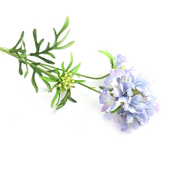 Kunsttak Scabiosa 74cm - Lila - Afbeelding 3