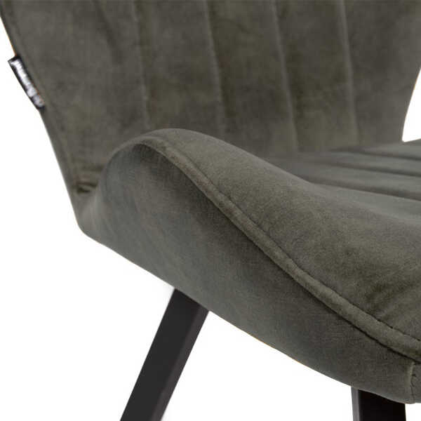 Eetkamerstoel Leonardo Velvet - Hunter - Afbeelding 3