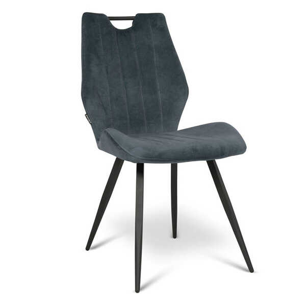 Eetkamerstoel Leonardo Velvet - Petrol