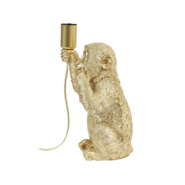Tafellamp MONKEY 19,5x20x34cm - Goud - Afbeelding 3