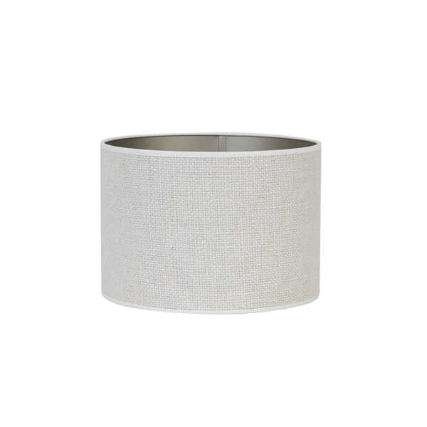 Lampenkap SAVERNA Cilinder Ø20x15cm - Eiwit