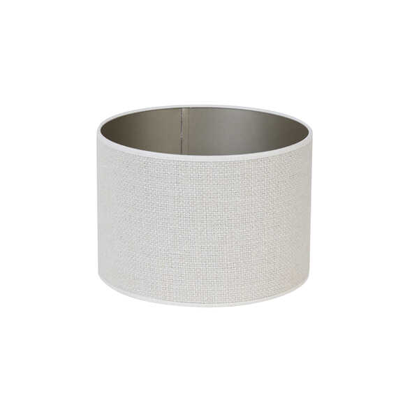 Lampenkap SAVERNA Cilinder Ø20x15cm - Eiwit - Afbeelding 2