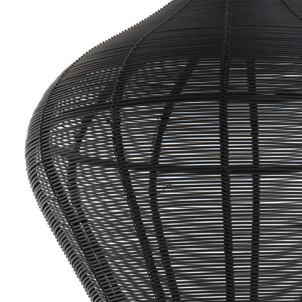 Hanglamp ALVARO 27x29,5cm - Mat Zwart - Afbeelding 4