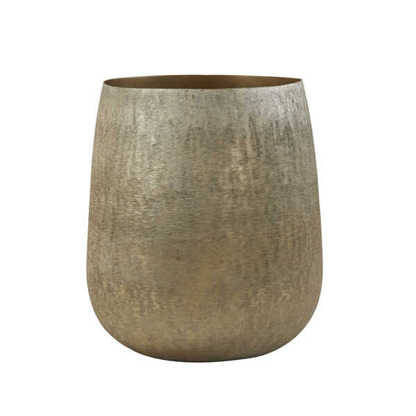 Pot GENOLI Ø39x42cm Metaal - Goud