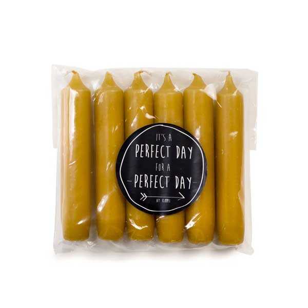 Kaarsen Cadeauset 6 stuks - Curry