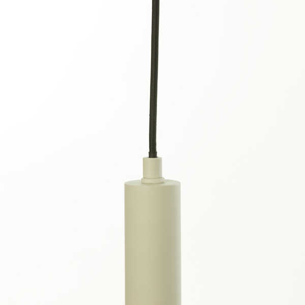 Hanglamp LEKAR Ø21x37cm – Licht Grijs/Groen OP=OP - Afbeelding 5