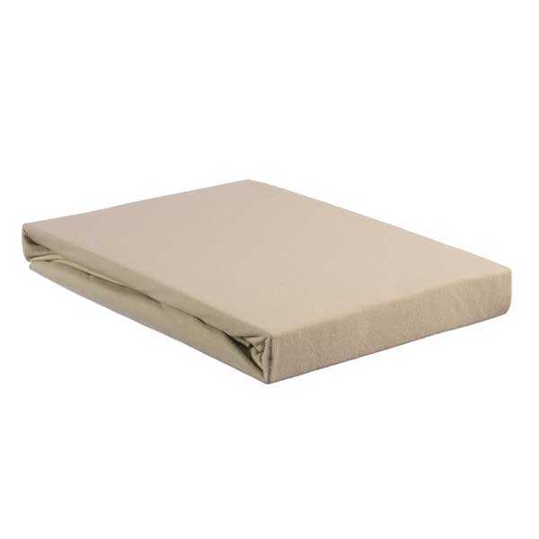 Beddinghouse Topper Hoeslaken Jersey - Sand (diverse maten)