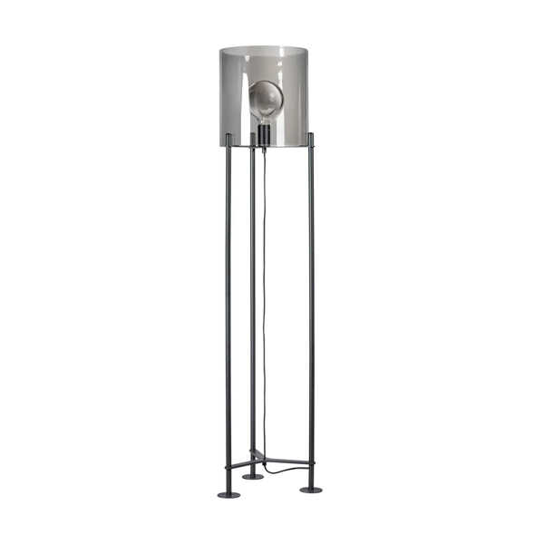 ETH Vloerlamp The Silo Tripod Ø28x135cm - Zwart/Smoke Glas