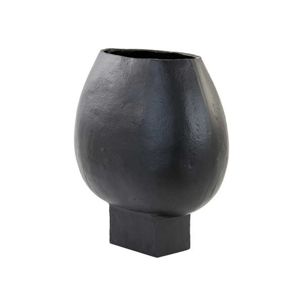 Vaas PARTIDA 34x21x40cm - Mat Zwart OP=OP - Afbeelding 2