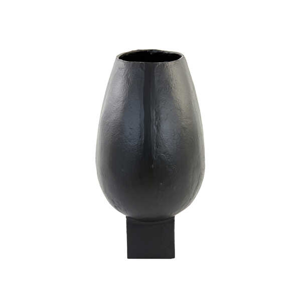 Vaas PARTIDA 34x21x40cm - Mat Zwart OP=OP - Afbeelding 3