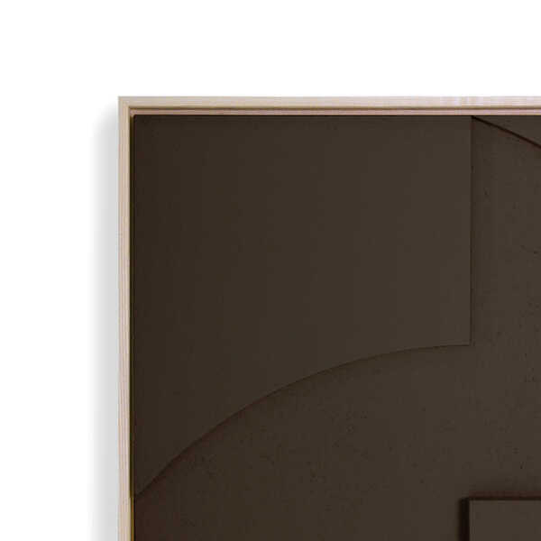 Afstoten Sinewi wervelkolom HKliving Kunstlijst Framed Relief Art Panel XL - Dark Brown - Cees Mooi  Stoer Wonen Barneveld