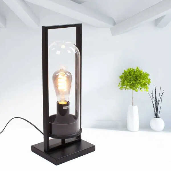 Tafellamp Tiburio 43cm - Zwart - Afbeelding 2