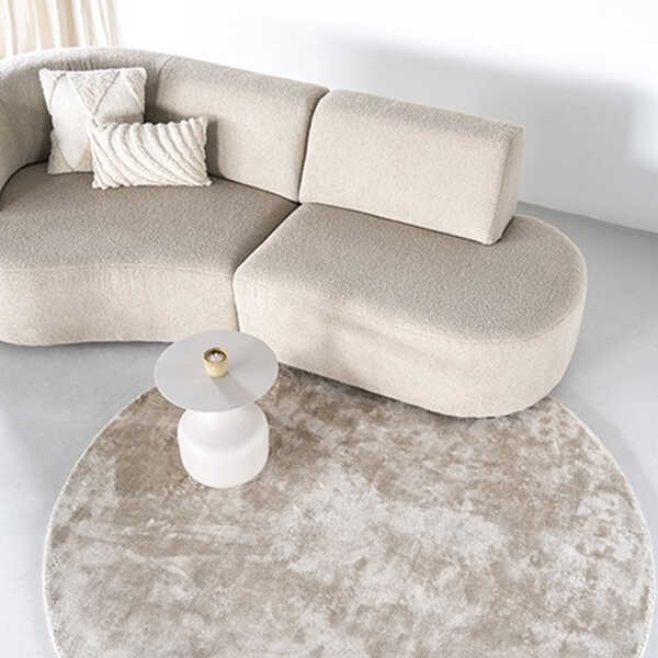 Vloerkleed Muze Round Ø200cm - Ivory - Afbeelding 2