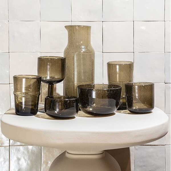 Drinkglas Bubble Large - Brown OP=OP - Afbeelding 4