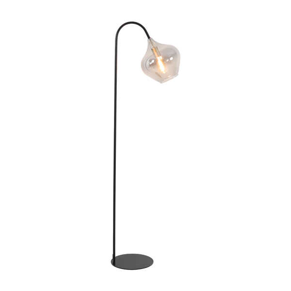 Vloerlamp RAKEL 45x28x160cm – Mat Zwart - Afbeelding 5