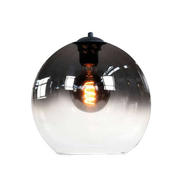 Glas Fantasy Globe 25cm - Semi Smoke