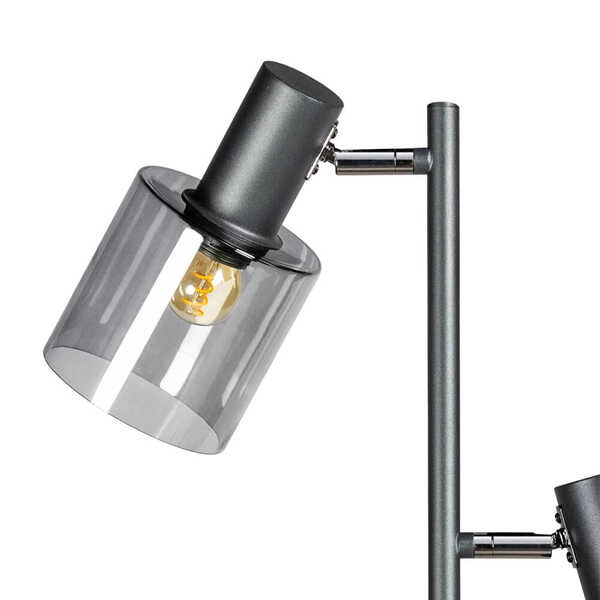 Het beste Bruin verwennen ETH Vloerlamp Sledge 3-lichts - Smoke Glass - Cees Mooi Stoer Wonen  Barneveld