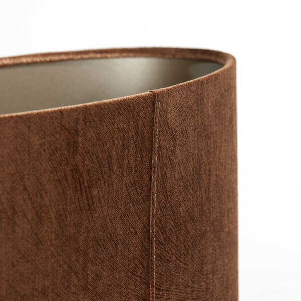 Lampenkap LUBIS Ovaal 45x21x22cm – Bruin - Afbeelding 2