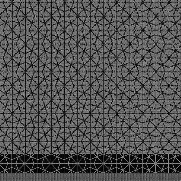 DDDDD Keukendoek Chrystal 50x55cm - Black - Afbeelding 3