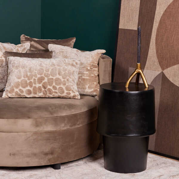 Bijzettafel Kacy 36x60cm - Mat Zwart - Afbeelding 2